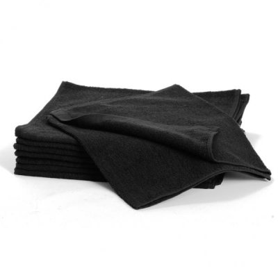 Barber towels Black 82x34cm