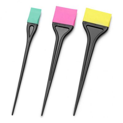 Silicone dye brush medium