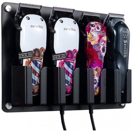 Wall stand for 4 hair clippers