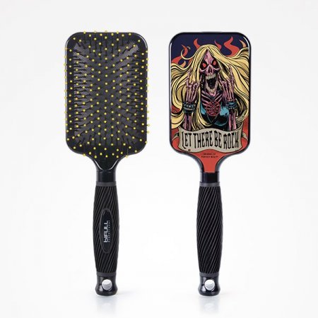 Hair brush CL paddle Metal