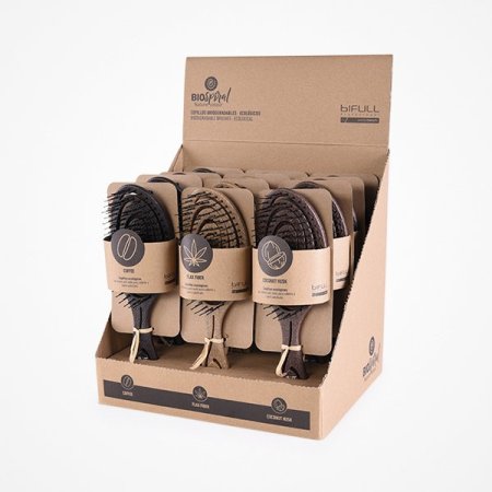 Hair brush Eco Natural Stand 12pcs