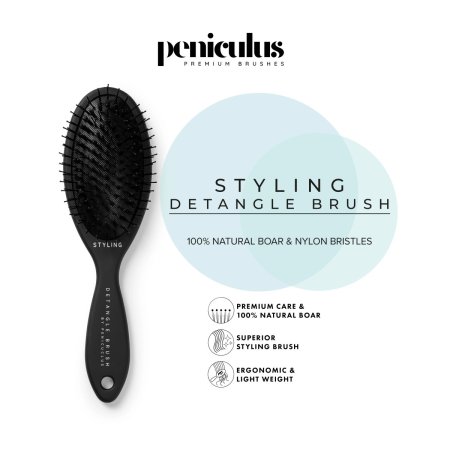 Hair brush Peniculus Gentle Black