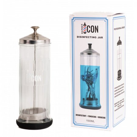 Sanitation jar Barber Icon 1.5lt