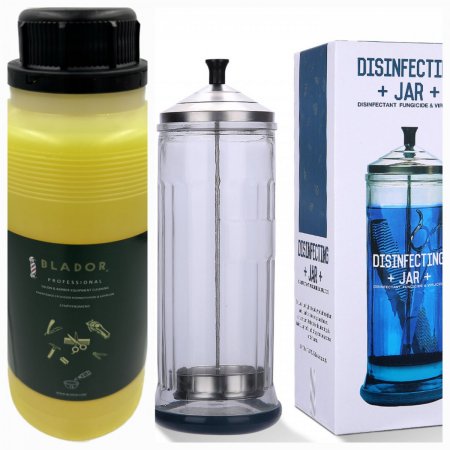 Sanitation jar DJ 1.1lt & BLADOR 1lt set