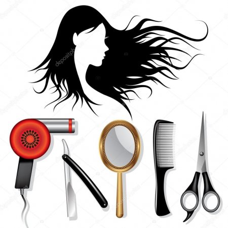 Various hairdressing products