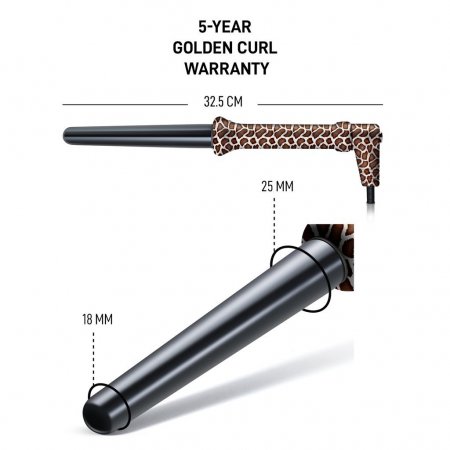 Golden Curl Giraffe Curling Iron