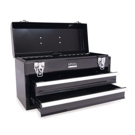 Black Metal tool case