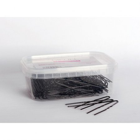 Hairpins waved black Box 250gr / 55mm