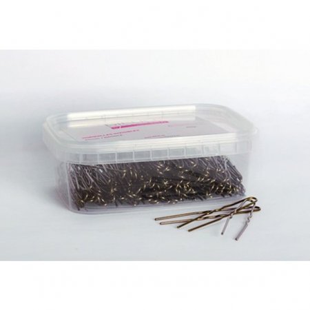 Hairpins waved brown Box 250gr / 55mm