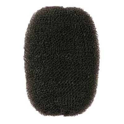 Hair bun oval black 13cm