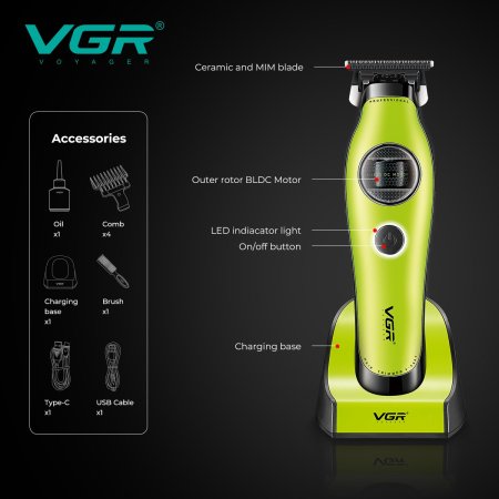 Κουρευτική μηχανή VGR BLDC trimmer