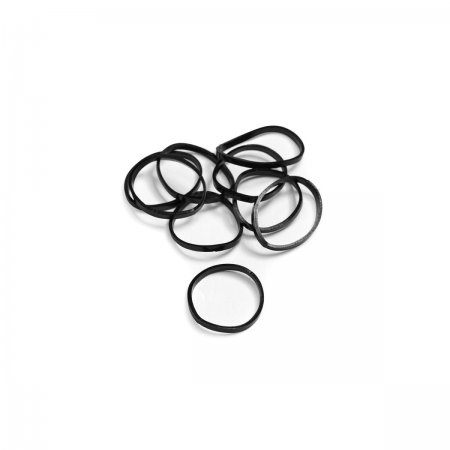 Silicone bands black 50pcs