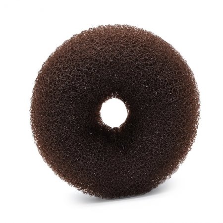 Hair bun round brown 7cm