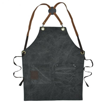 Barber Icon apron Charcoal