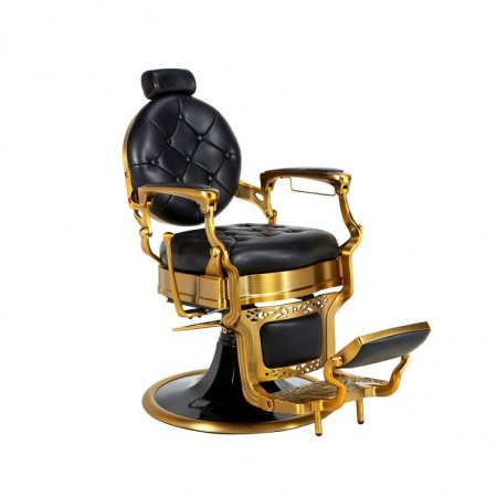 Barber chair Antique Gold