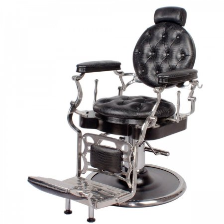 Barber chair Black Crocodile