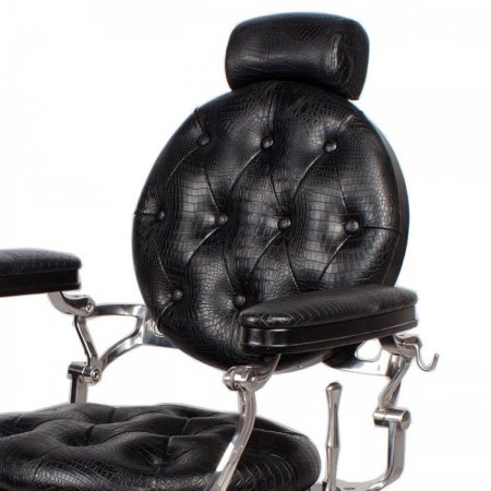 Barber chair Black Crocodile