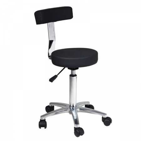 Hairdressing stool Round Backrest