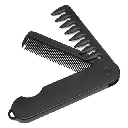 Pocket comb for hair and beard